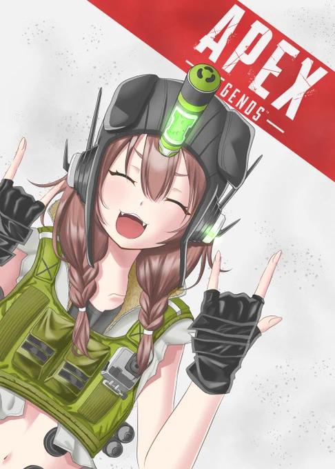 APEXオクタンころさん
#ホロコミイラスト #できたてころね 