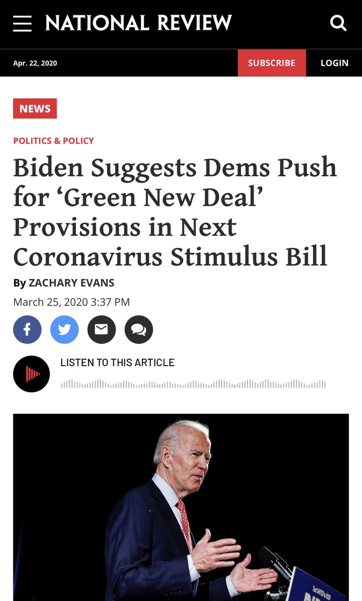 Even the Green New Deal made a cameo… of course.