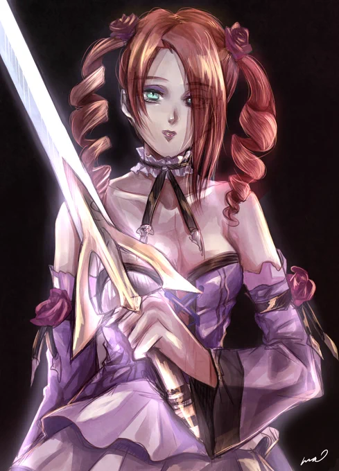 #SOULCALIBURVI
#ソウルキャリバー 
#二次創作
久しぶりにやったら描きたくなった//
そういえばエイミ推しなのにⅥ ver
しか描いたことなかったから
色んなシリーズのエイミと塗り方を試してみたぜ?? 