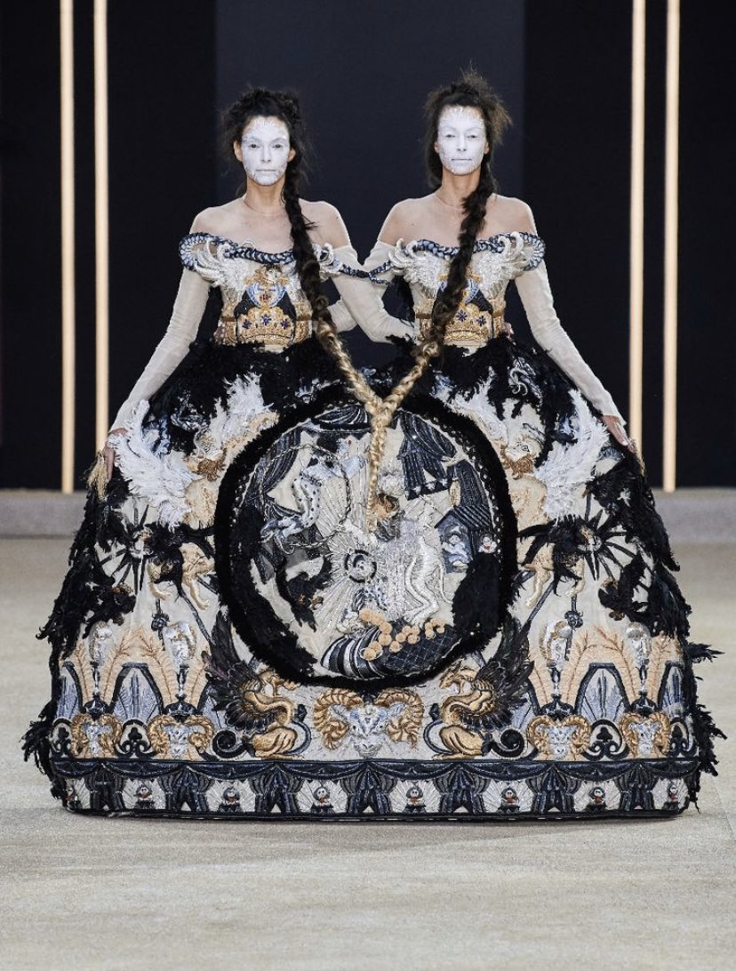 “Inspired by fairy tales, legends and even military history, every creation tells a story and is a canvas for artistic expression, bringing beauty, romance and the designer’s imagination to life.”