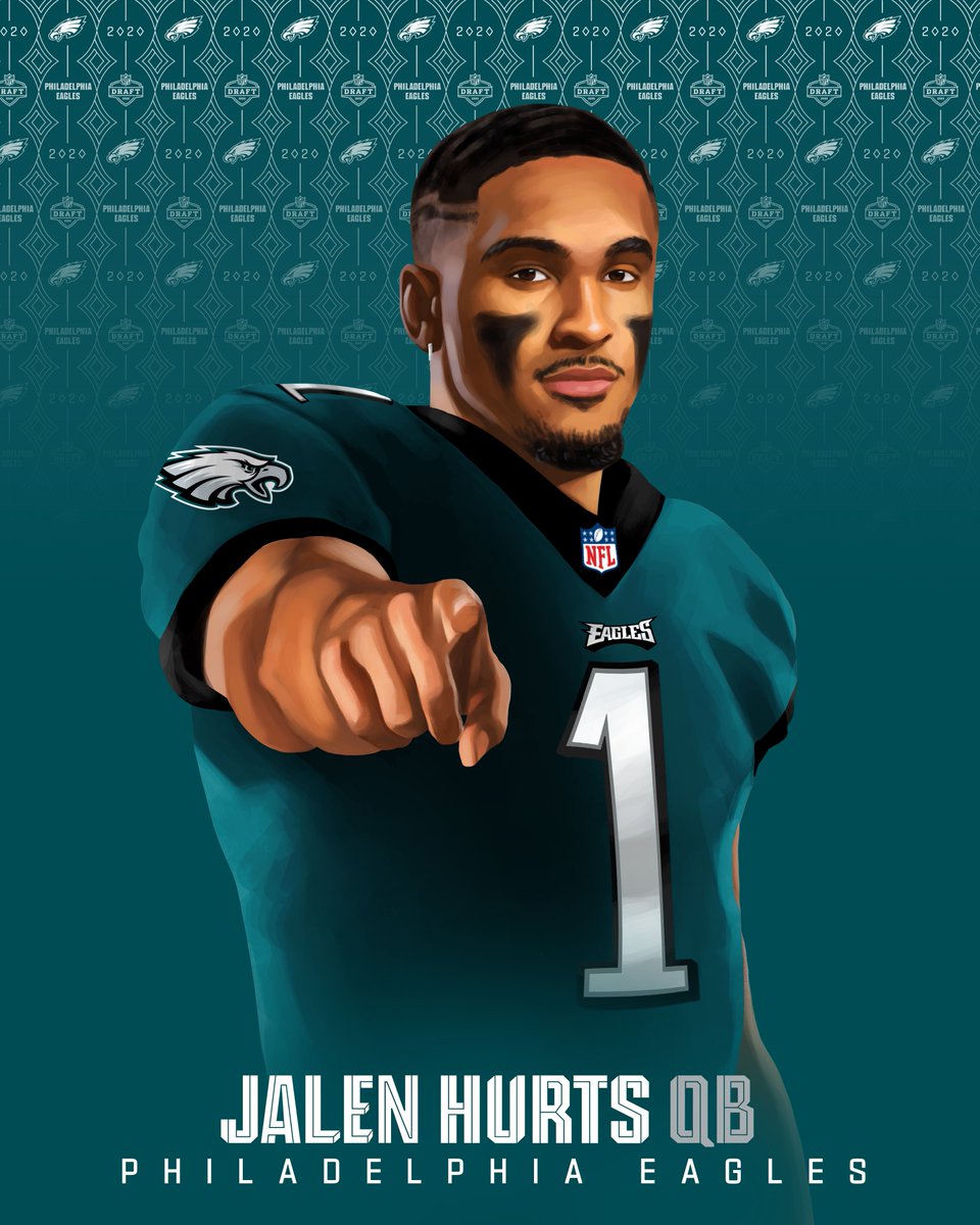 jalen hurts jersey number eagles