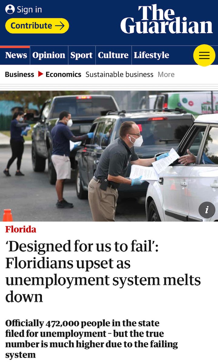 Unemployment programs are failing everywhere...