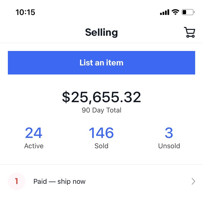 FantasySlangerz's tweet photo. Joined on 3/12/20. Zero selling history on eBay previously, just 🔥 cooks left and right. Shout out @ResellCalendar DUDES THE REAL DEAL. #7weeksin https://t.co/QUTQ5rRVyp