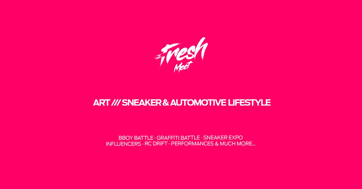 FRESHMEETEVENTS's tweet photo. ART /// SNEAKER &amp; AUTOMOTIVE LIFESTYLE.....
#FRESHMEETEVENTS #FRESHMEET https://t.co/1j0OTIoYKb
