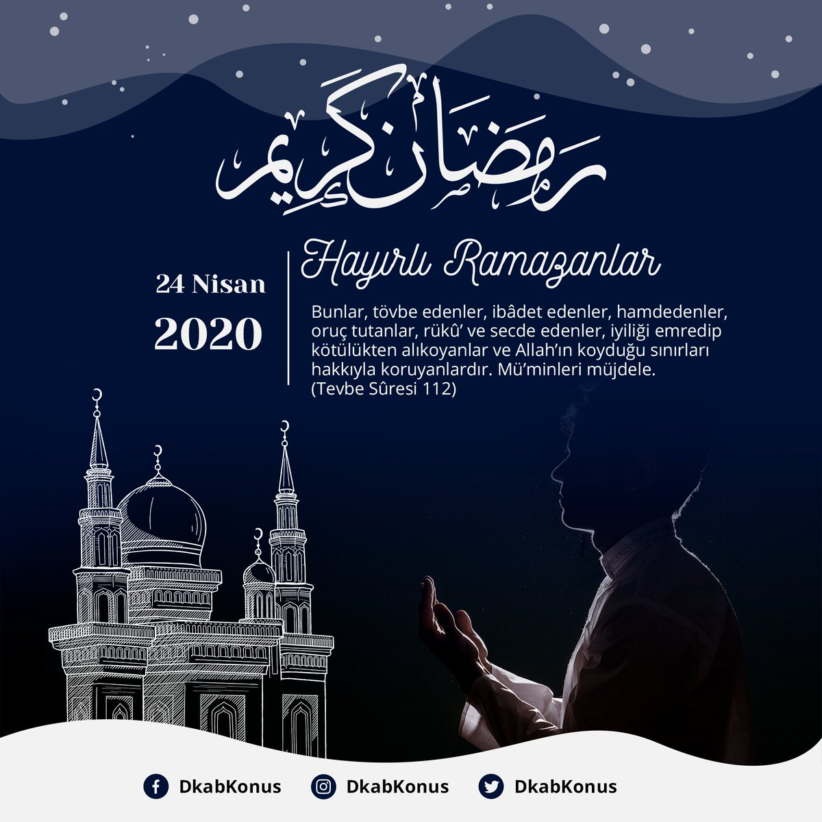 Ramazan-ı şerif bizi mübarek kılsın. 
Başı rahmetle geldi, ortası mağfiret, sonu cehennem azabından kurtuluş olsun. #HayırlıSahurlar #HayırlıRamazanlar