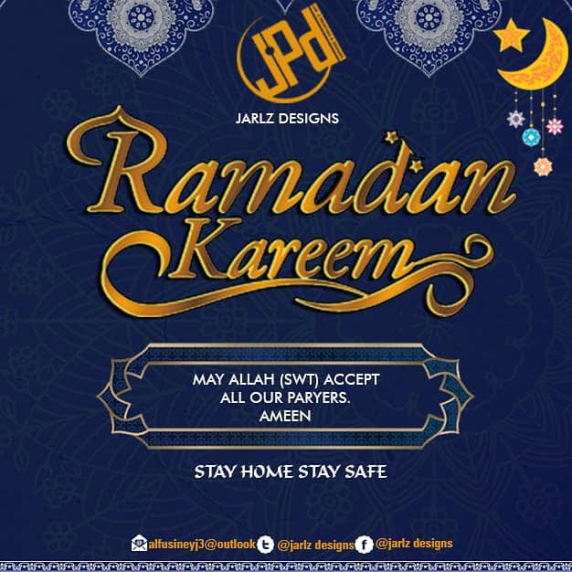 Ramadan Mubarak
40% discount to all our Graphics and photoshoots services 
More info: WhatsApp/call +220 3799004