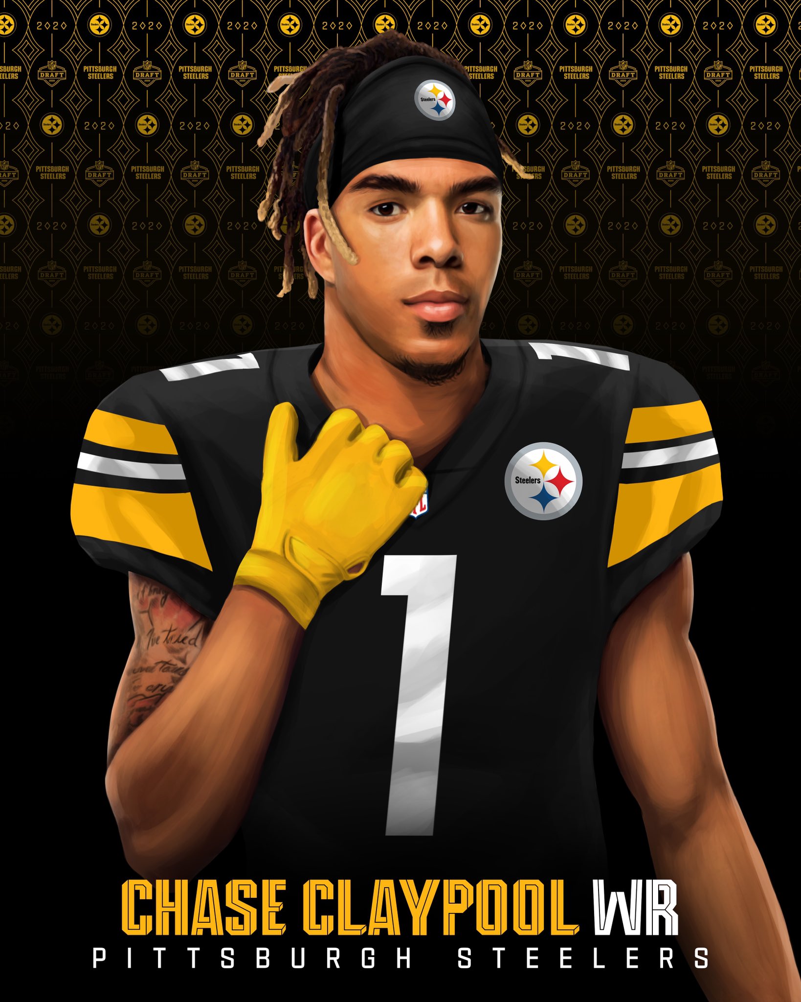 Chase Claypool on X: '#SteelersNation LETS GOOOOOOOOO!!!!! #StairwaytoSeven   / X