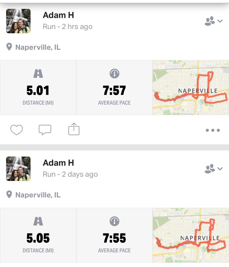AHol_10's tweet photo. @nccrecsports I guess this week was about consistency! And sadly only one animal sighting, a raccoon in broad daylight 🦝 https://t.co/Vyx9PFy2BB