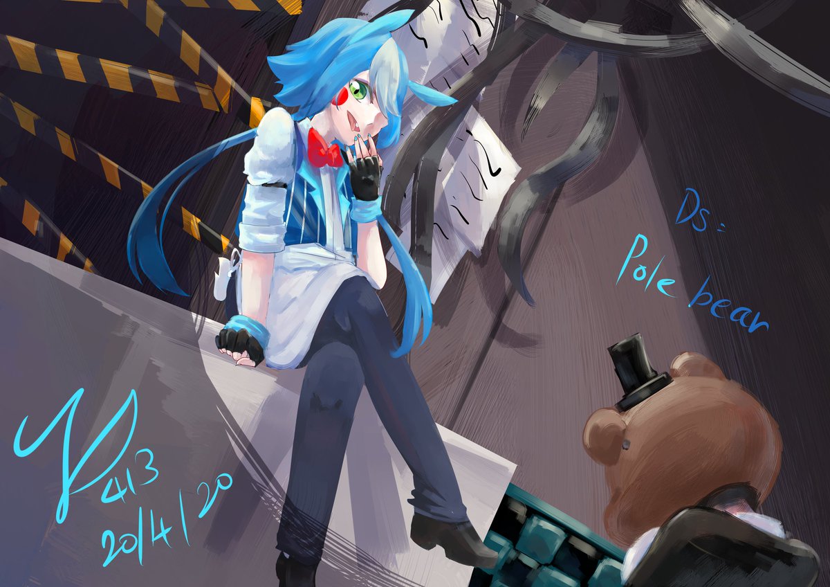 Tea413Toy's tweet photo. 試試用Twitter XD 
擬人的設計是pole bear的TB
( p2其實是稿子(小聲 https://t.co/OCFiLCBaQQ