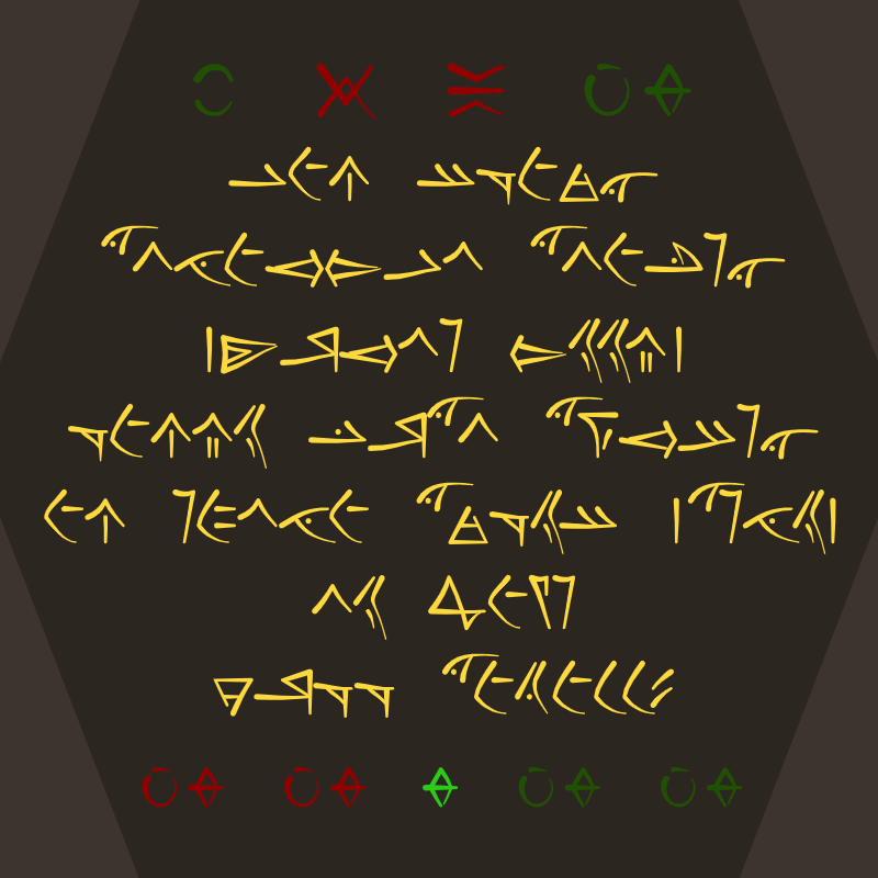 AurekFonts's tweet photo. #StarWars #Aurebesh #Sabacc #Pangram
Han plays Straight Staves (quite good). Lando just swipes an extra Sylop (zero) to make Full Sabacc!
#Clynese #Corellian https://t.co/W2dPszizM2