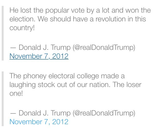 11/ As far as Trump having a dumb streak, and being a dangerous person, we had warning long ago. He and two of his kids couldn’t figure out 17 times 6, and he is so dumb that when Obama beat Romney by almost 5 million votes, Trump thought Romney won the popular vote. Time zones?