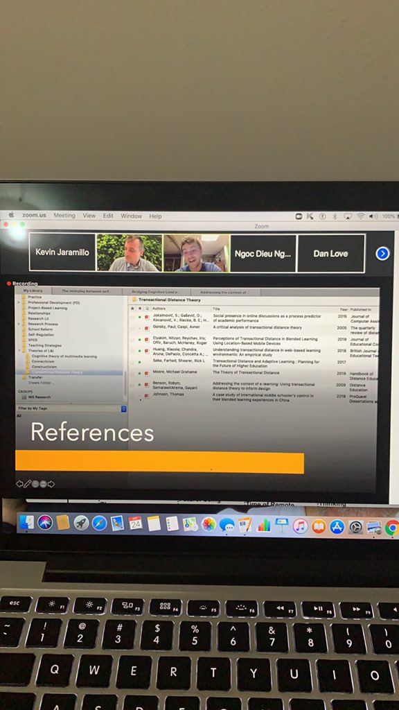 KevinLJaramillo's tweet image. @MrZachG great presentation #vtc2020 on Reducing the Distance in Distance Learning