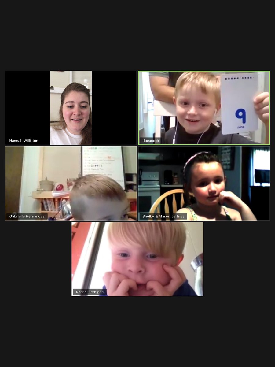 hannahmfischer's tweet photo. Pre-K show &amp; tell! This week we took the time to share with each other our favorite books we’re reading at home &amp; our favorite story characters! 📚Our kiddos also practiced numbers and counting around the house together!💛🖤#tweetcher #ExcellenceContinues #DistanceLearning #PreK https://t.co/xk5DJOCxP4