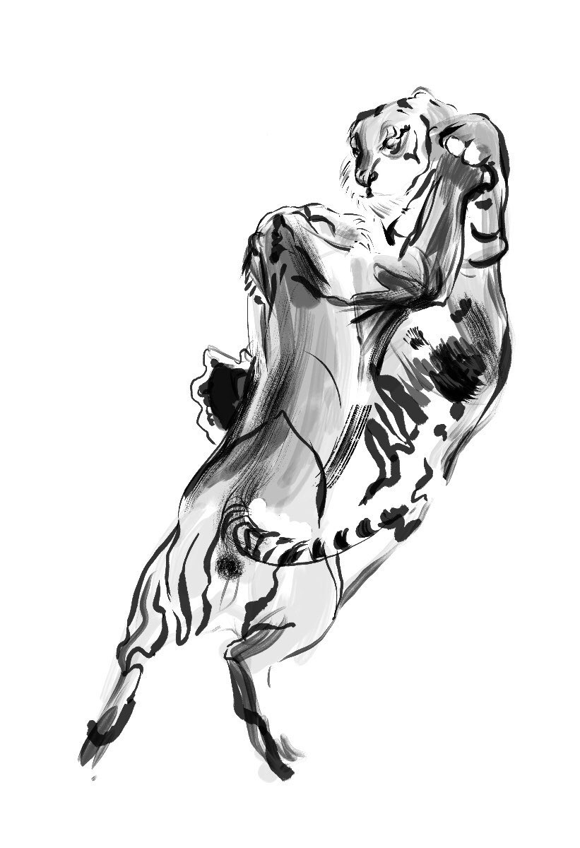 I had this sitting in drafts! Have some b&w + grayscale #illustration https://t.co/xpVO3sdvnW