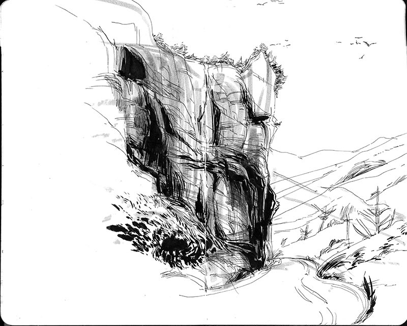 I had this sitting in drafts! Have some b&w + grayscale #illustration https://t.co/xpVO3sdvnW