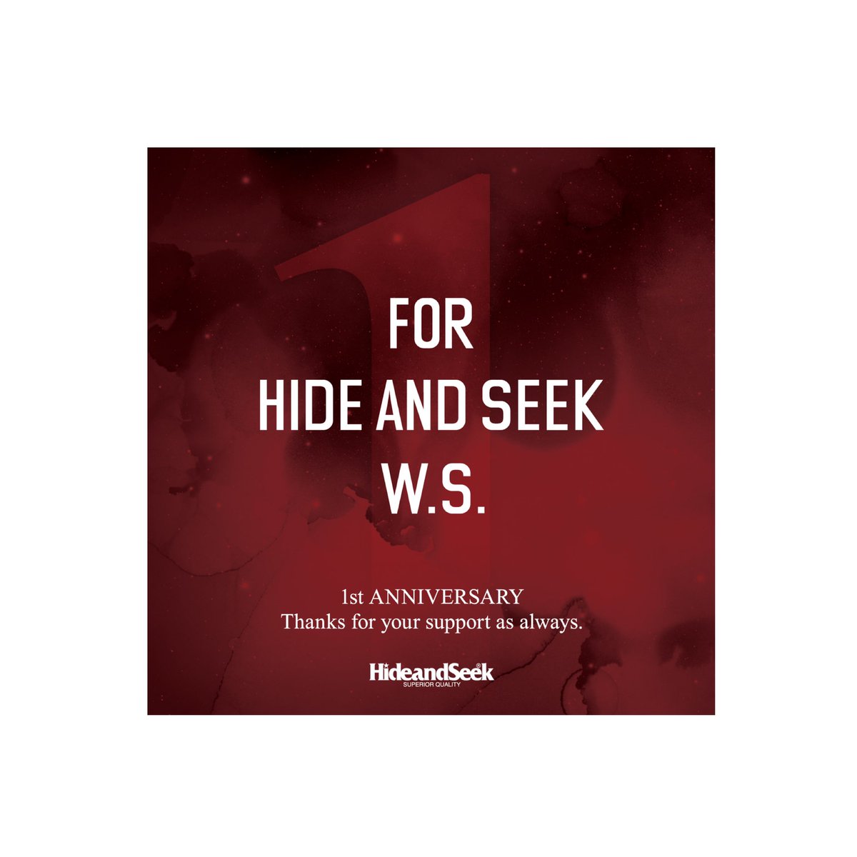 HIDE AND SEEK W.S. tweet media