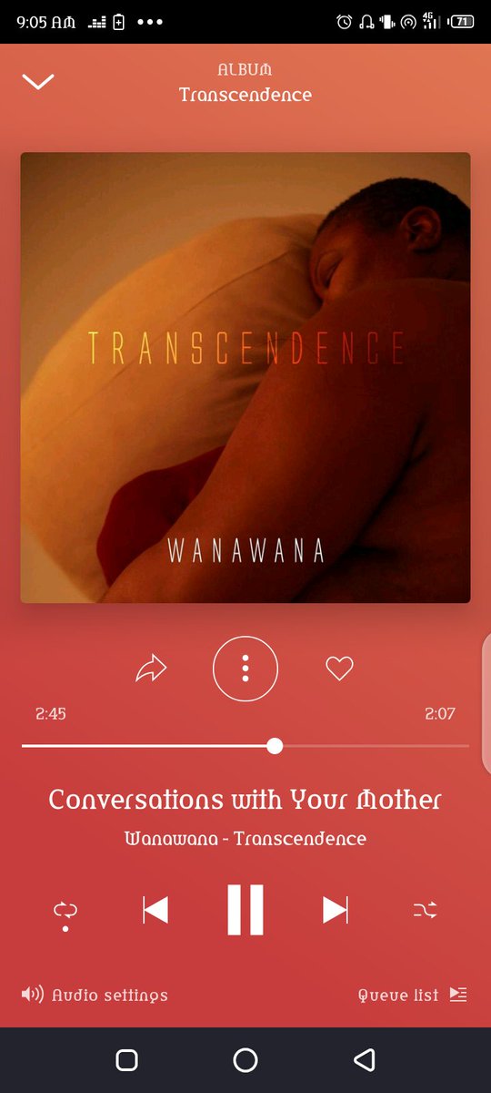 abiodun_toby's tweet photo. "...when you become a woman you will wonder where beginings stop and end.
You will find that the easiest person to forgive will be your mother..."
- @MissWanaWana
#transcedence
I am sending this album to my sisters.
With this track as strong recommendation https://t.co/EdXszzVLKz