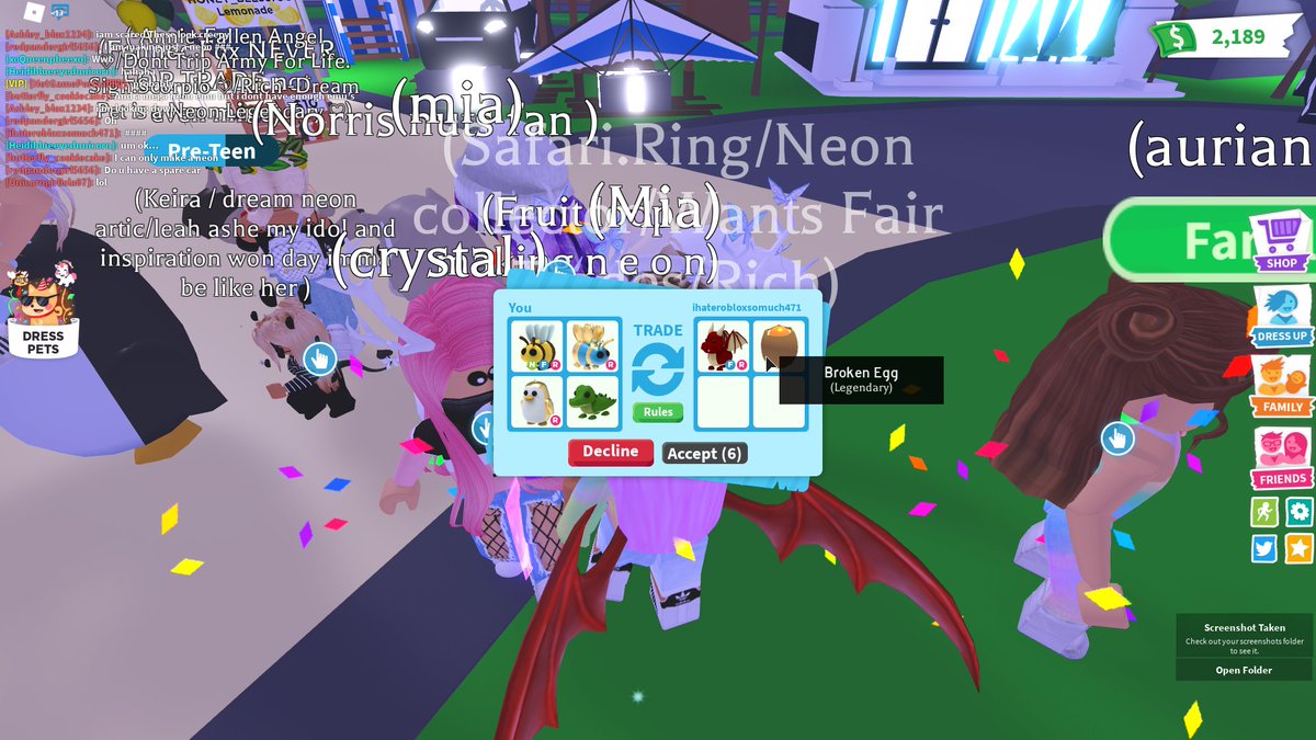 AngelicSafari's tweet photo. WFL WHAT THE EGG IS LEGENDARY i only gave nfr bee and ride golden pengiun #Adoptmetrades #Adoptmetrade #adoptmetradings #adoptmetrading #adoptmetrader #adoptmetraders #adoptmeoffers #adoptmeselling #adoptmegiveaways #adoptmecc #adoptmescammer https://t.co/slSILNLXXb