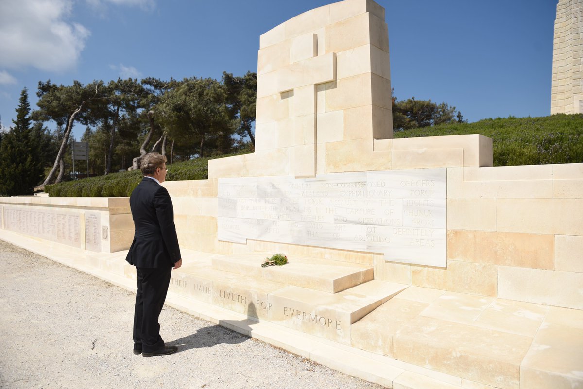 The private remembrance act was undertaken in  @CWGC's capacity as custodians of these sites across the Gallipoli peninsula. A photographer, at a safe distance, captured the acts at Lone Pine Cemetery, Chunuk Bair (New Zealand) Memorial and Helles Memorial.  #AnzacDay    #AnzacDay2020  