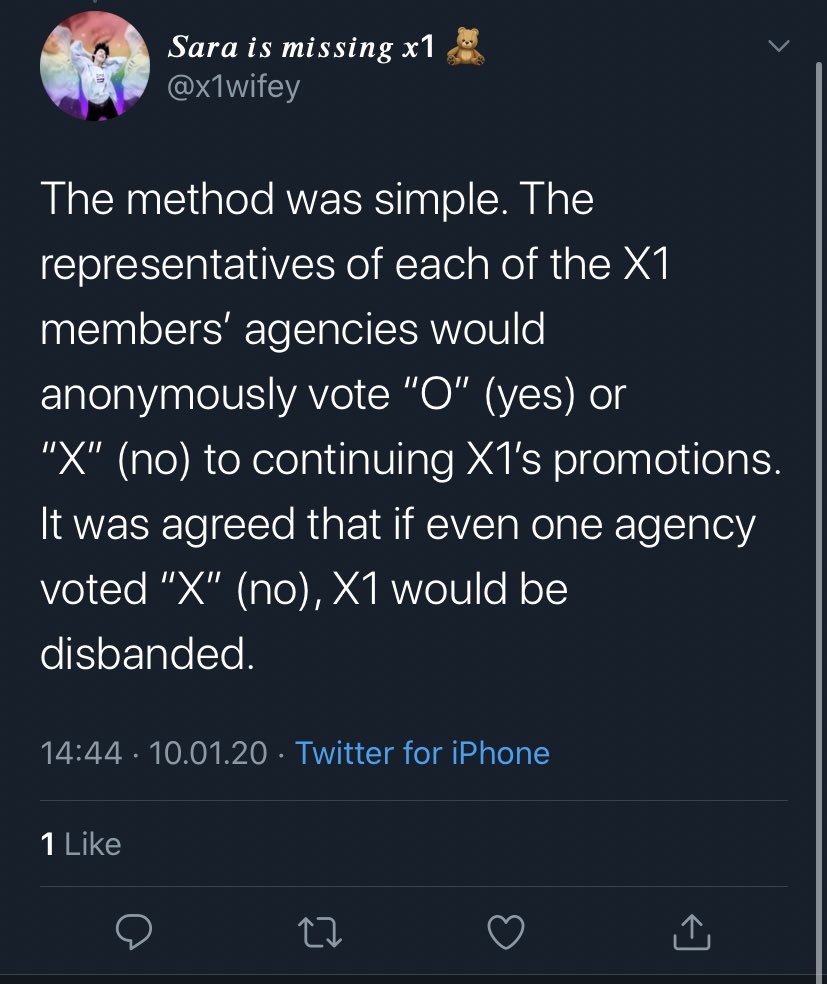 Now moving on to the “absurd” disbandment of the group! Even tho they said they will resume activities, at the end they disbanded them and the method WAS LAUGHABLE