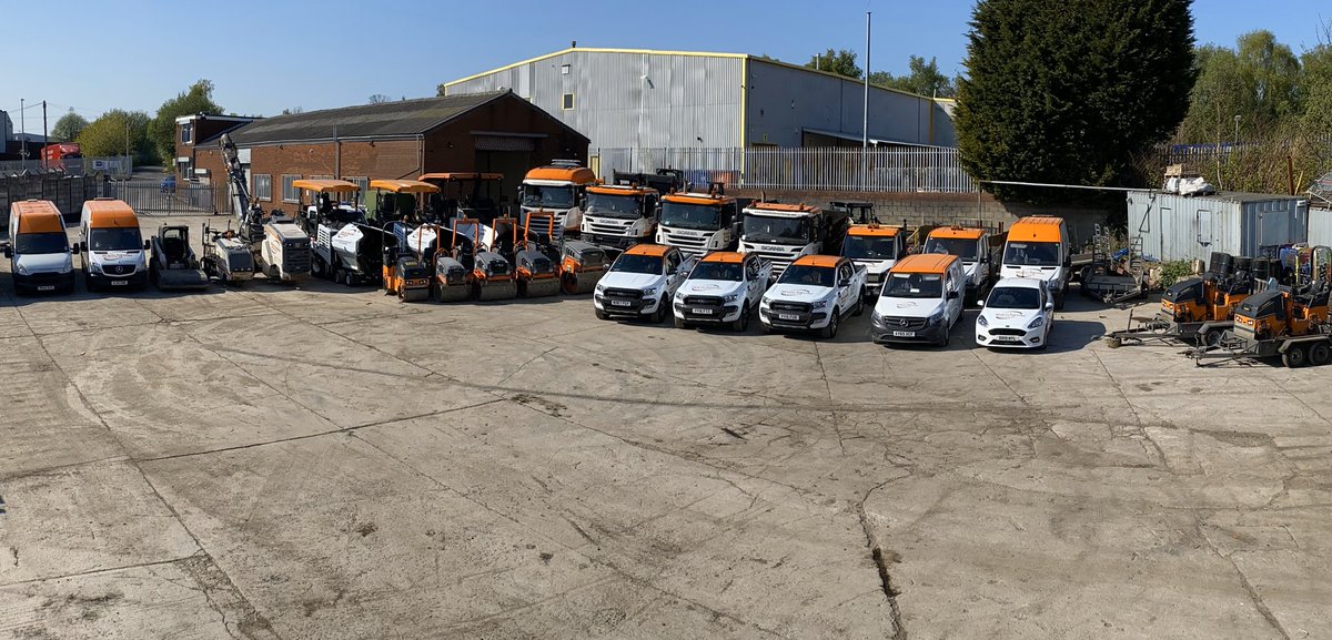 MancRdSurfLtd's tweet photo. We are back... (well from Monday 27th April). All cleaned, all sanitised and ready to hit the ground running... Our operatives will be social distancing and following all safety precautions... Enquires as normal on 0161-728-4400 or email: info@manchestersurfacing.com #StaySafe https://t.co/zrbuvKZcM9