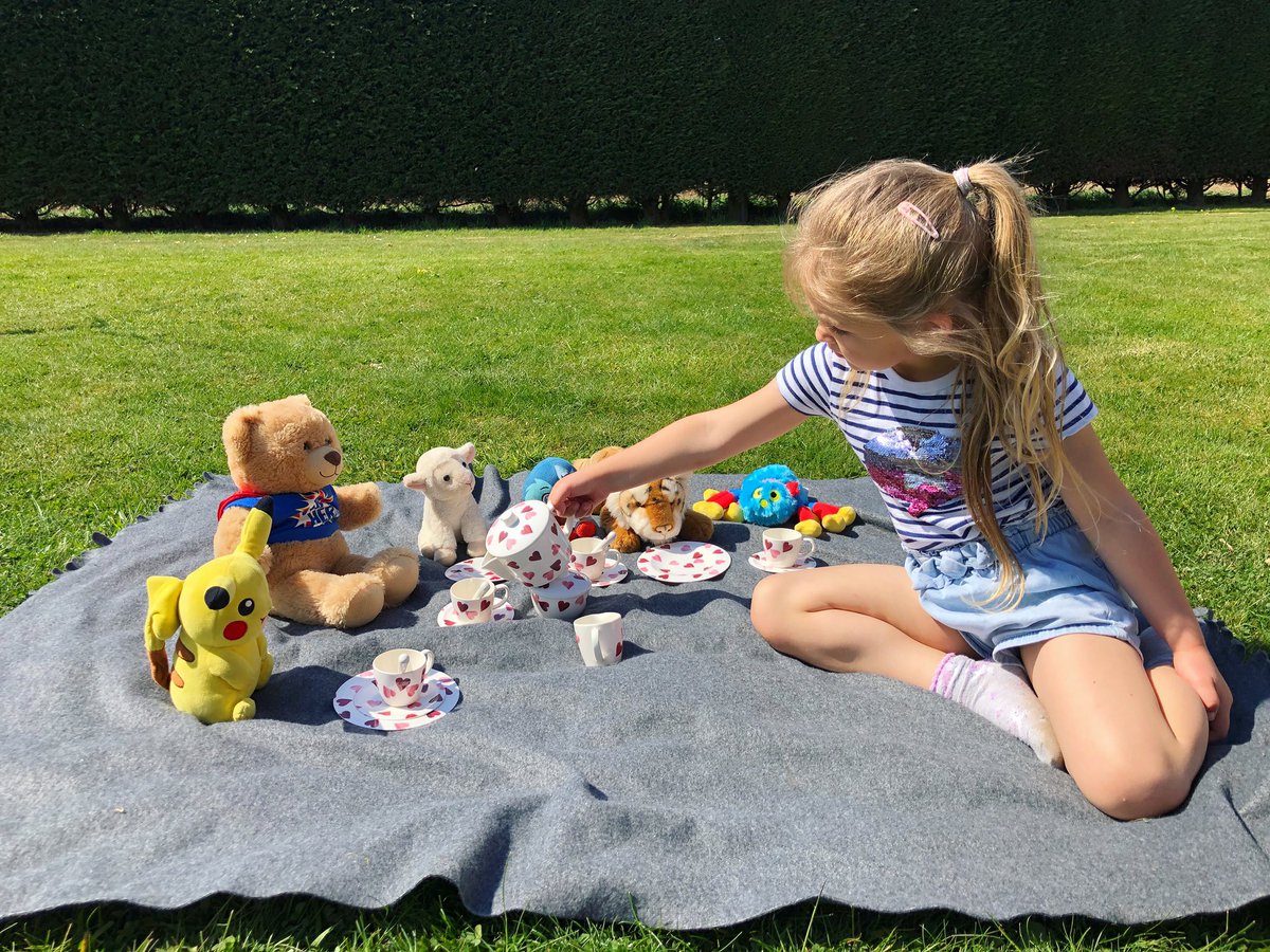 ClaireRoworth's tweet photo. Yesterday Harriet enjoyed a tea party with some of her favourite teddy’s. @RanbyCE https://t.co/E0s8pq0bew