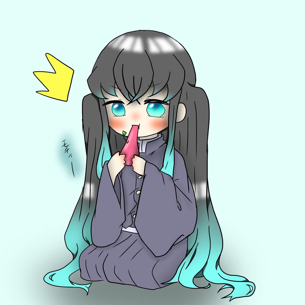 Himawariついった初心者 過去絵 時透無一郎 鬼滅の刃 可愛い かわいい りんご リンゴ 林檎 お餅 おもち もち 餅 ひまの裏の顔マル秘 霞柱 推し ときとうむいちろう 推ししか勝たん 下手くそ 過去絵 イラスト T Co H1f9qdozql