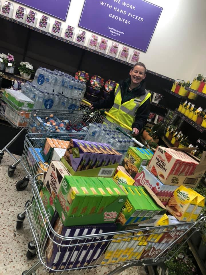 PurplDog's tweet photo. A Massive Thank you to our Owners Helen & Steve Moss who twice weekly visit our 3 local ICU departments & deliver Food, Pamper products,Water & Many other things for our outstanding NHS staff. Proud to work for PurpleDog #purpldog
#huddersfieldhrinhs #calderdalenhs #barnsleynhs https://t.co/0eGv1gzQRU