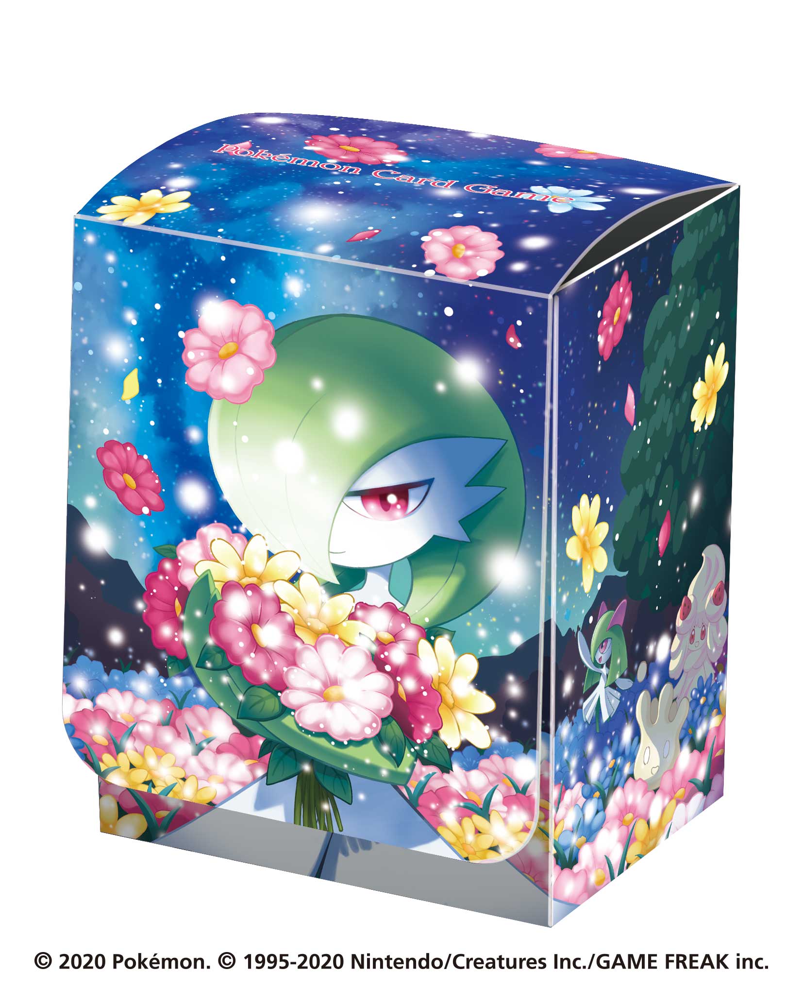 瑞絵 Mizue お仕事 ポケモンカードゲームのグッズ サーナイトのデッキシールドとデッキケースのイラストを担当しました 夜の幻想的な花畑のサーナイト このご時世ですので ポケモンセンターオンラインなどでお求め頂ければ幸いです ポケカ