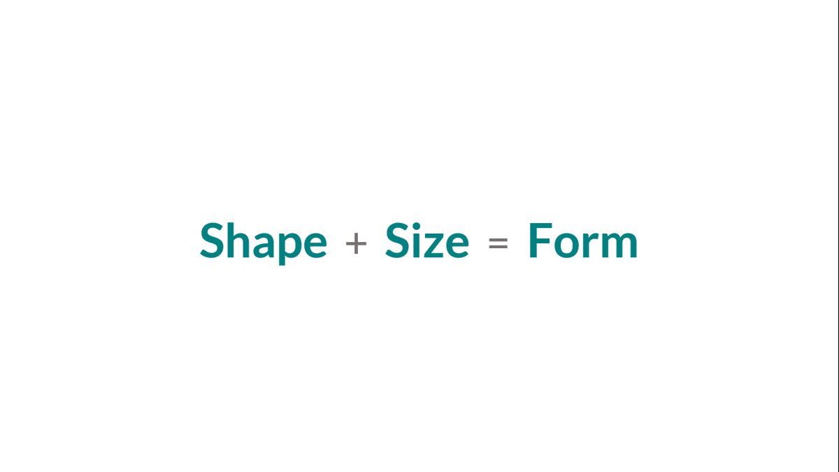 So we can use a lineal measurement or the more-preferred centroid size (see above definition). In instances where we are discussing artefact shape and artefact size, we can say we're talking about artefact form. 5/25