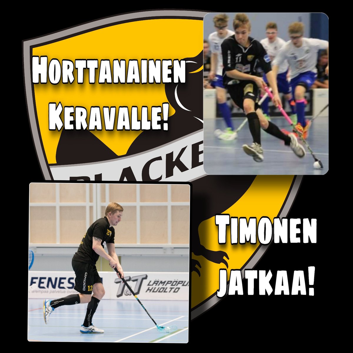 Miesten edustukselle kaksi tärkeää sopimusta! 

Eemeli Horttanainen palaa Keravalle. Horttanainen kuuluu Keravalaiseen -98 syntyneeseen ikäluokkaan ja palaa useamman vuoden jälkeen takaisin Mustarastaisiin. Edelliset kaksi kautta hän edusti Tikkurilan Tiikereitä.
#salibandy