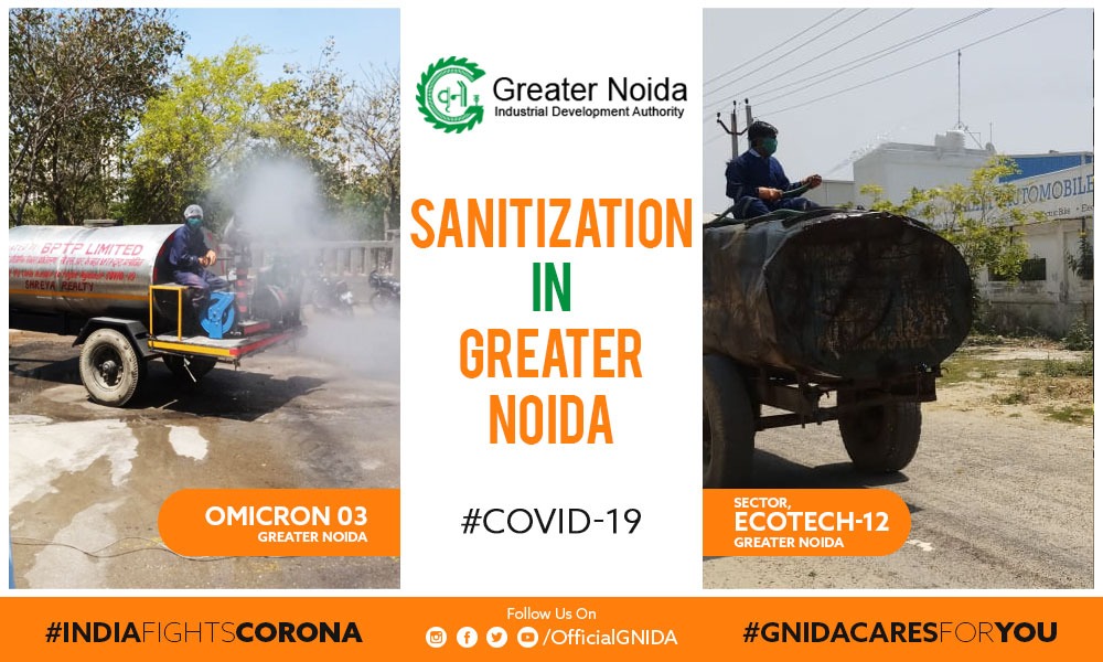 OfficialGNIDA's tweet image. As we know #COVID19 spreads through coughing, direct contact and through contaminated surfaces it gets easily inactivated by disinfectants like #Hypochlorite.
@OfficialGNIDA is disinfecting sector Omicron-3 and Echotech-12 society premises by #sanitization
#StayHome  #GNIDACares