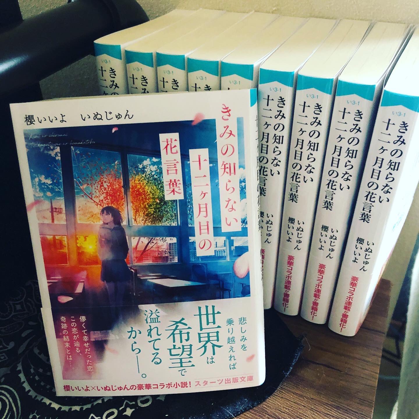 櫻いいよ 28日発売予定の いぬじゅん先生とのコラボ小説 きみの知らない一二ヶ月目の花言葉 既に並んでいる書店さんもあるようです でも公式発売は28日なのでネットではまだかな 切なさと驚きと優しさ詰まったピュアラブ ふたりそれぞれの恋を