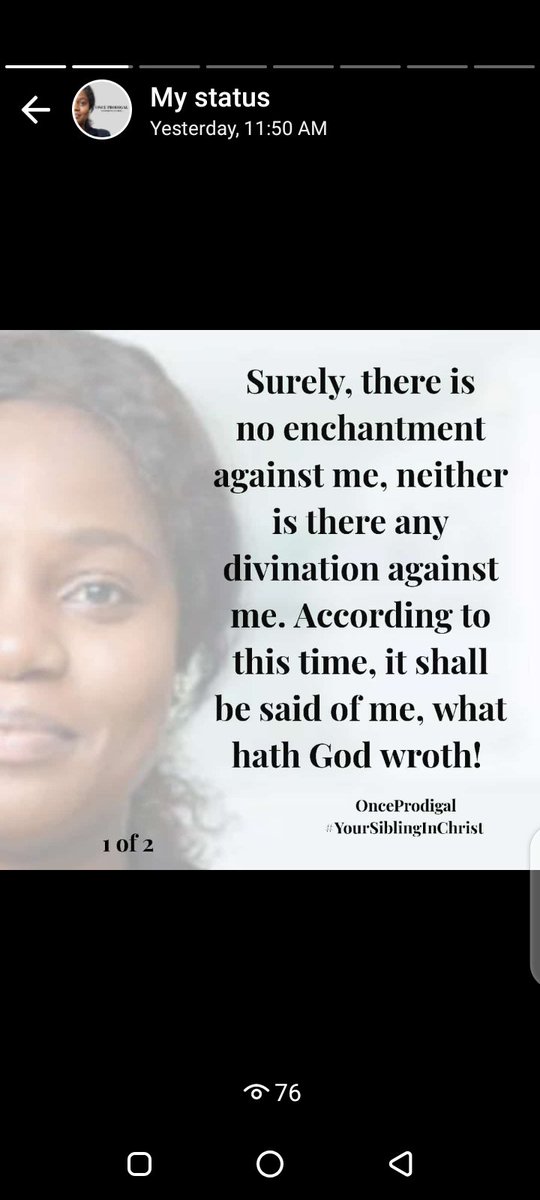 OnceProdigal's tweet photo. Daily Confessions with Mercy Oluwafemi Adeniyi
#OnceProdigal
#YourSiblingInChrist
#NoEnchantment
#IAmALion https://t.co/SSD3rmQfH4