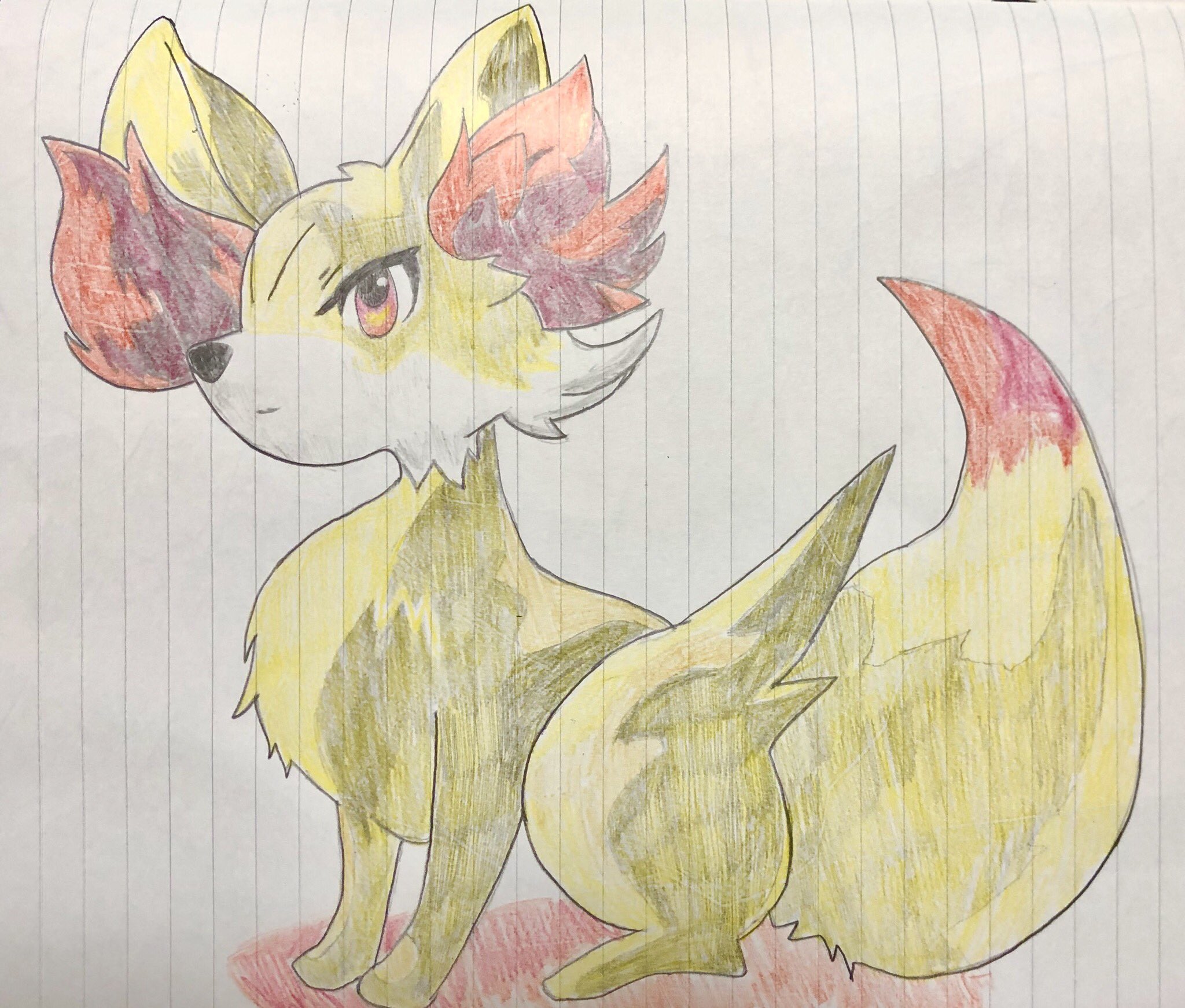 鳥巣 守 七色紳士 4 25 フォッコ 今日はポケモンxyの御三家からフォッコ 自分 御三家はほぼ毎回ほのおタイプを選びます ｰ お絵かき 模写 イラスト 1日1絵 ポケモン フォッコ Next イラスト
