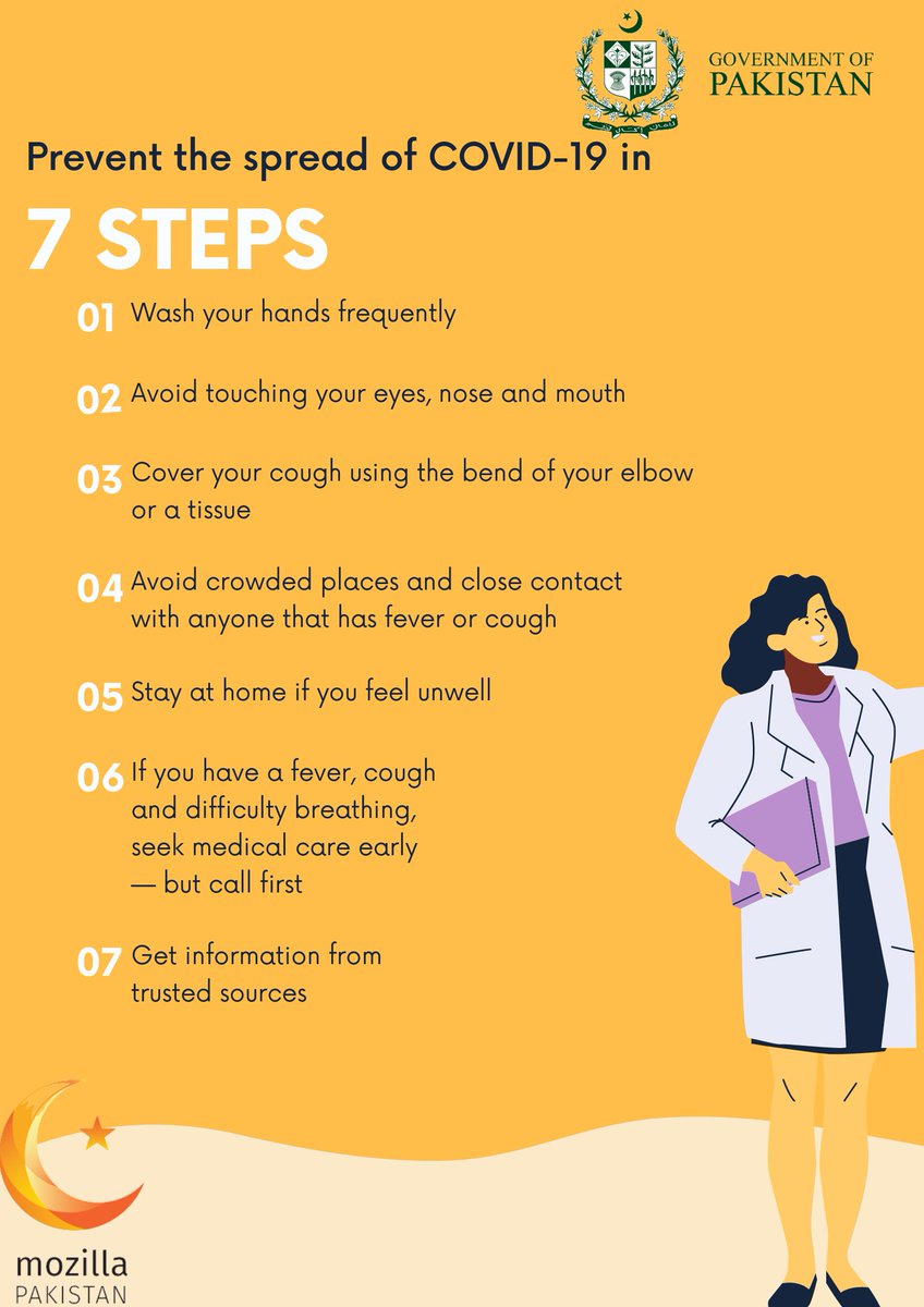 MozPk's tweet photo. #PakistanFightCorona

Let's all follow the basic measures to prevent #COVID19 from growing.
Share this information with people and help us for your safety.

#HealthForAll #CoronaOutbreak
#StayAtHome #Lockdown #MozPk https://t.co/QIjGvj7Nkn
