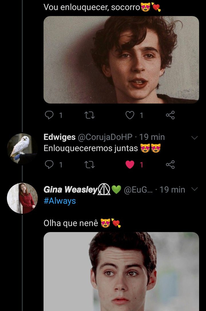 EuGyWeasley's tweet photo. E eu e a @CorujaDoHP só falando dos crushs nessa hora?
#SolteiraSim #FlertandoSempre https://t.co/zDVMThPMxx