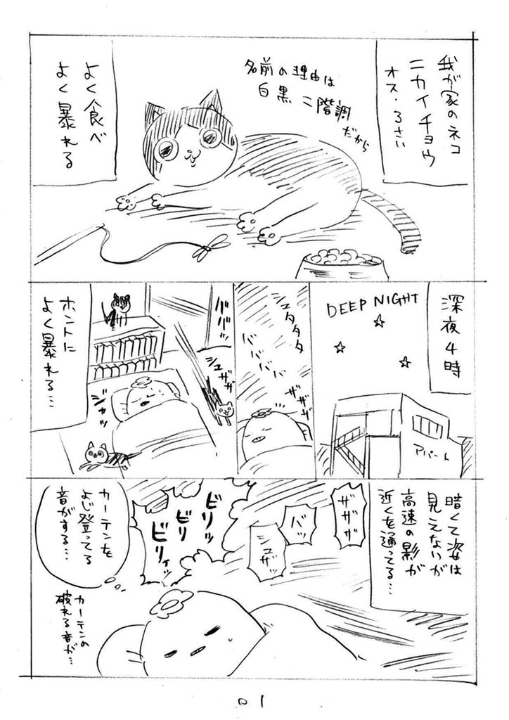 夜更かしキャット(1/2) 