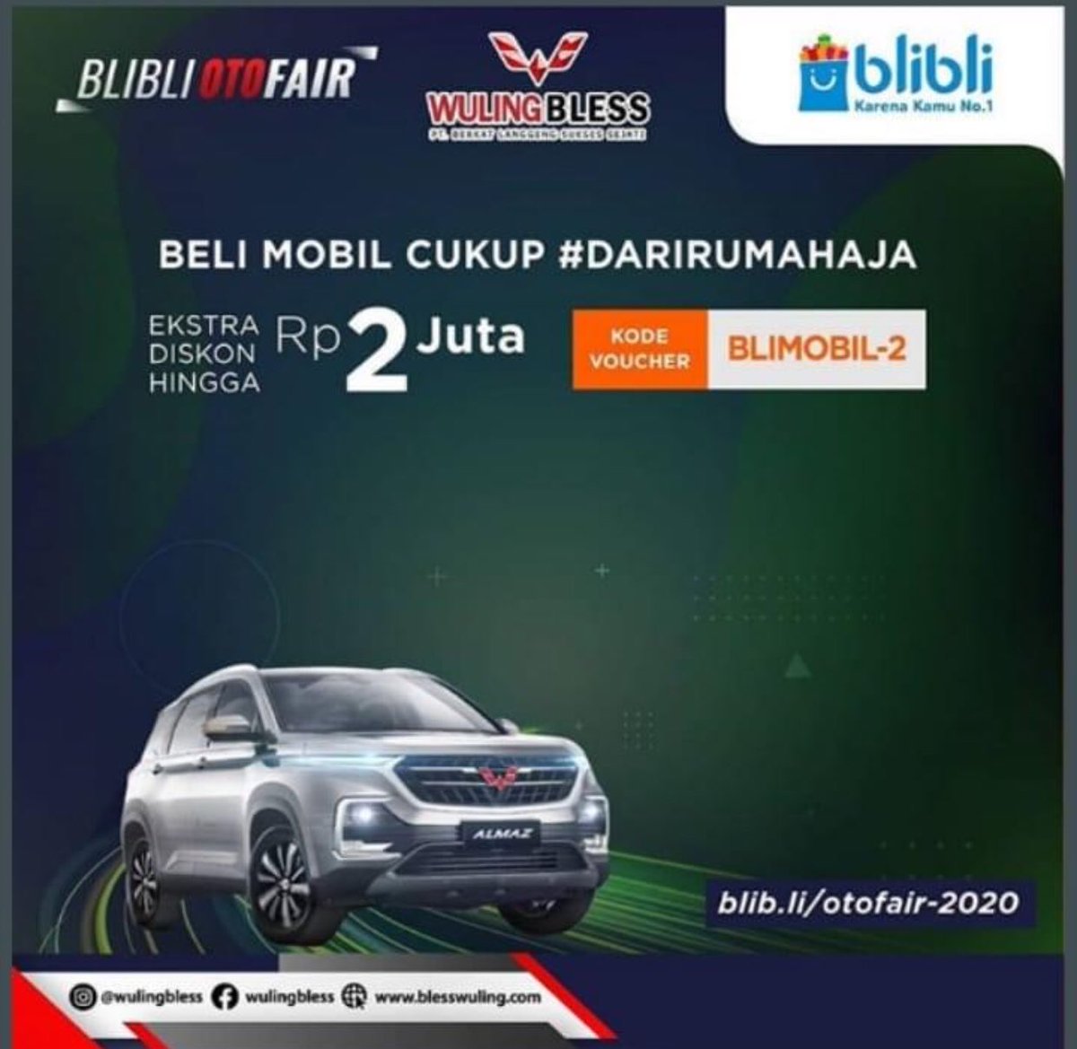 Ken_Hamada81's tweet photo. Sekarang Beli Mobil WULING sudah makin Mudah dan dapat tambahan Discount juga Lo..

Mau tau Caranya?
Chat yuk.. 08179763666
Wuling BLESS Sby - JaTim

@WulingMotorsID 
#wulingsalesteam #wulingBLESSBasra #wulingbless https://t.co/0wP043BiAa