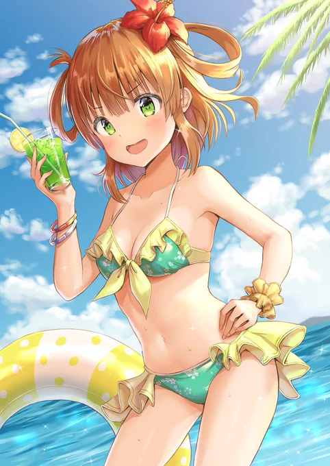 ドヤ顔でメロンソーダを飲むリノちゃん
#プリコネR #プリコネ 