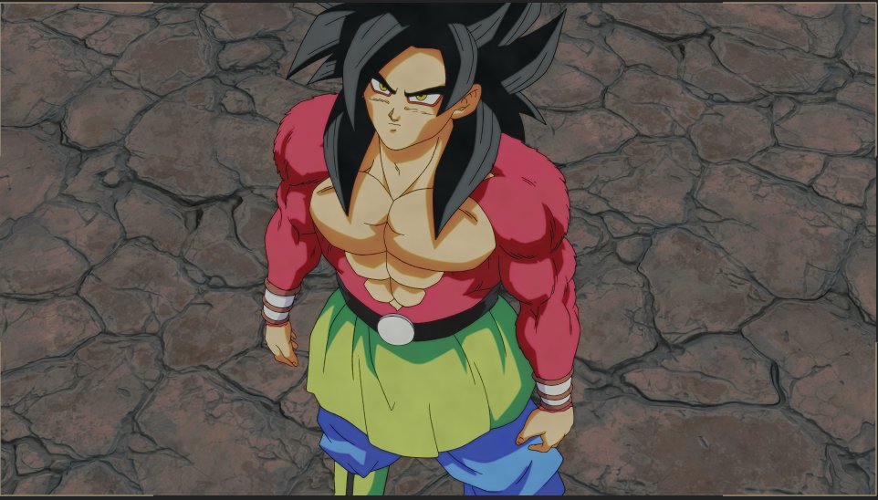 Barkarott's tweet image. ssj4 goku compositing test.
(No full render only a screenshot)
Since everyone does the line filters now, i decided to build my own filter without lol
But even on a 400% zoom its still a very clean filter.