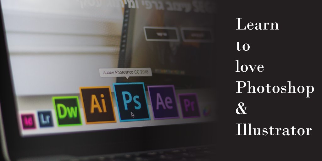 CaseyHiggins775's tweet photo. To succeed in #RSJ108 you must become proficient with @Photoshop &amp; @Illustrator. They can be tricky if you don't put the time in. @YouTube is great for tutorials! #futurestudents #Jour108 @DisruptiveDESGN https://t.co/8h6M0JQB02