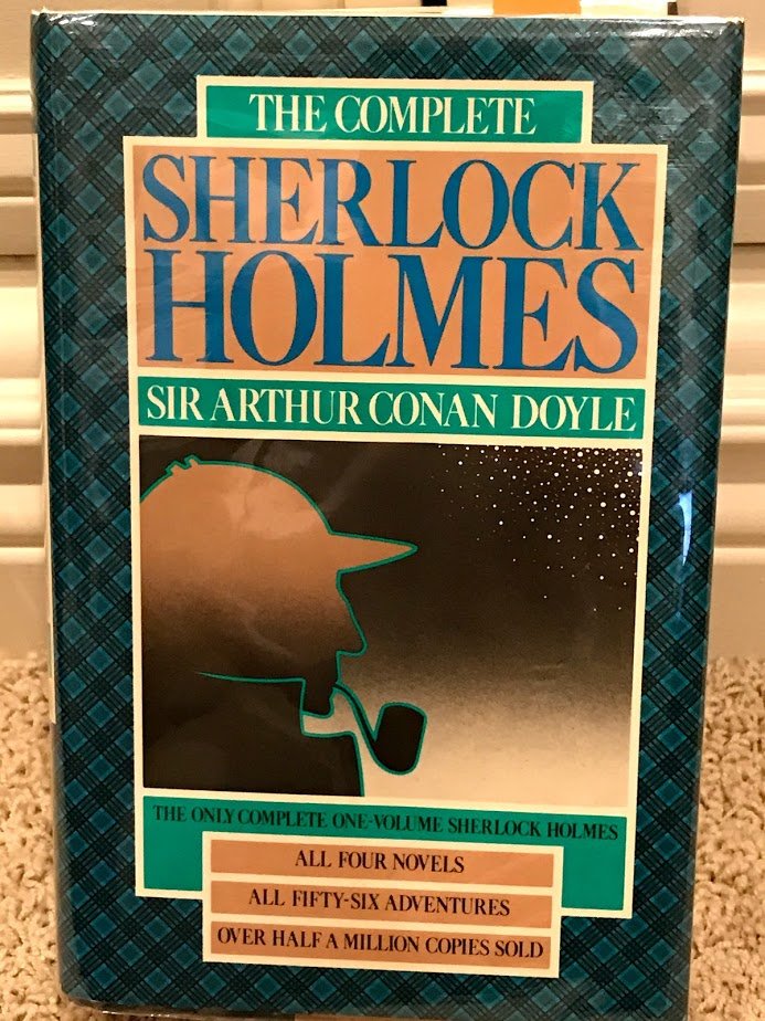 The single-volume Doubleday edition of The Complete Sherlock Holmes, with Christopher Morley's "In Memoriam Sherlock Holmes" introduction. https://amzn.to/3cMxc86 
