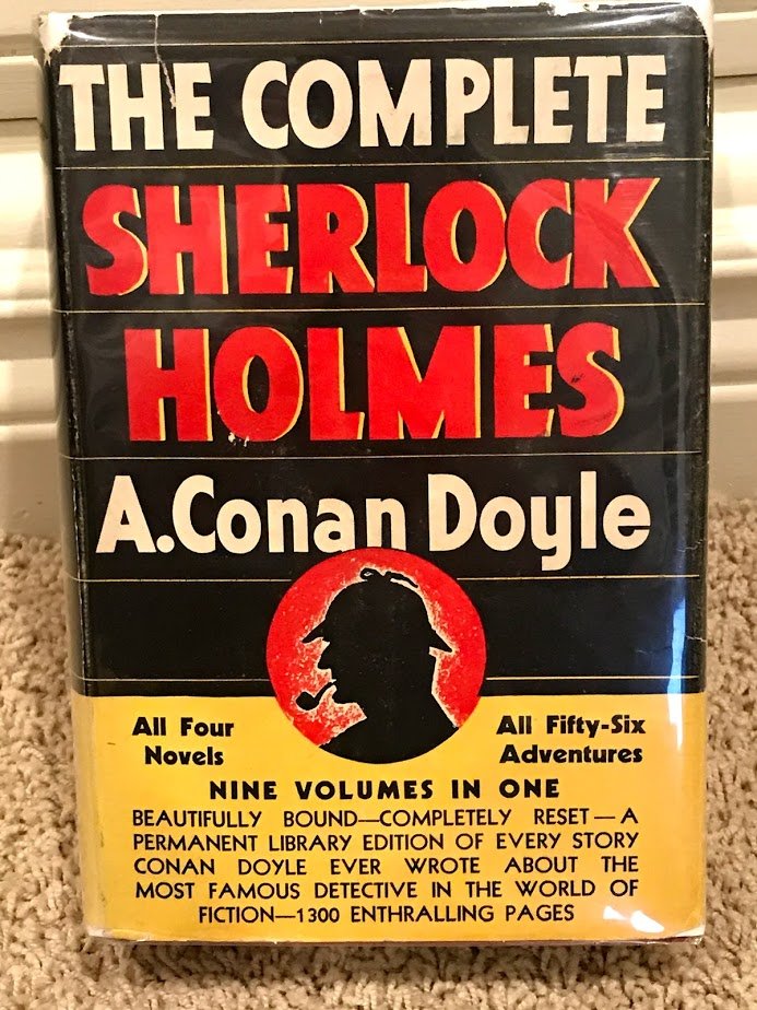 Shortly after the Doubleday edition debuted, Garden City Publishing came out with their own single-volume edition of The Complete Sherlock Holmes in 1938, also including Morley's essay. https://amzn.to/2VyZ2im 