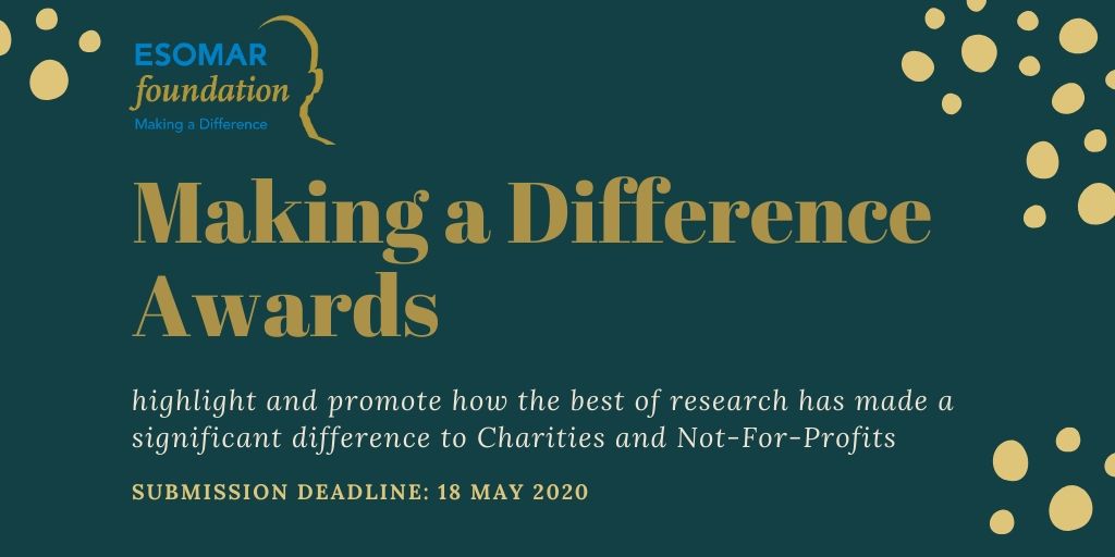TheMRSI's tweet photo. Submission date: 18th May #MakingaDifferenceAwards! https://t.co/nRpZznA7PW
These awards highlight &amp; promote how the best of #research has made a significant difference to #NotForProfits &amp; celebrate the ways in which our #researchcommunity has helped make the world a better place https://t.co/GXgyh0VP29