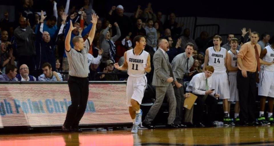 One of my favorite photos I just came across. Unreal environment in a sold out HPU. Remember seeing scalpers in the parking lot.

It also reminds me of the best coaching advice I ever got: "In the biggest moments, make sure you're the calmest guy in the gym."-Robert Kent