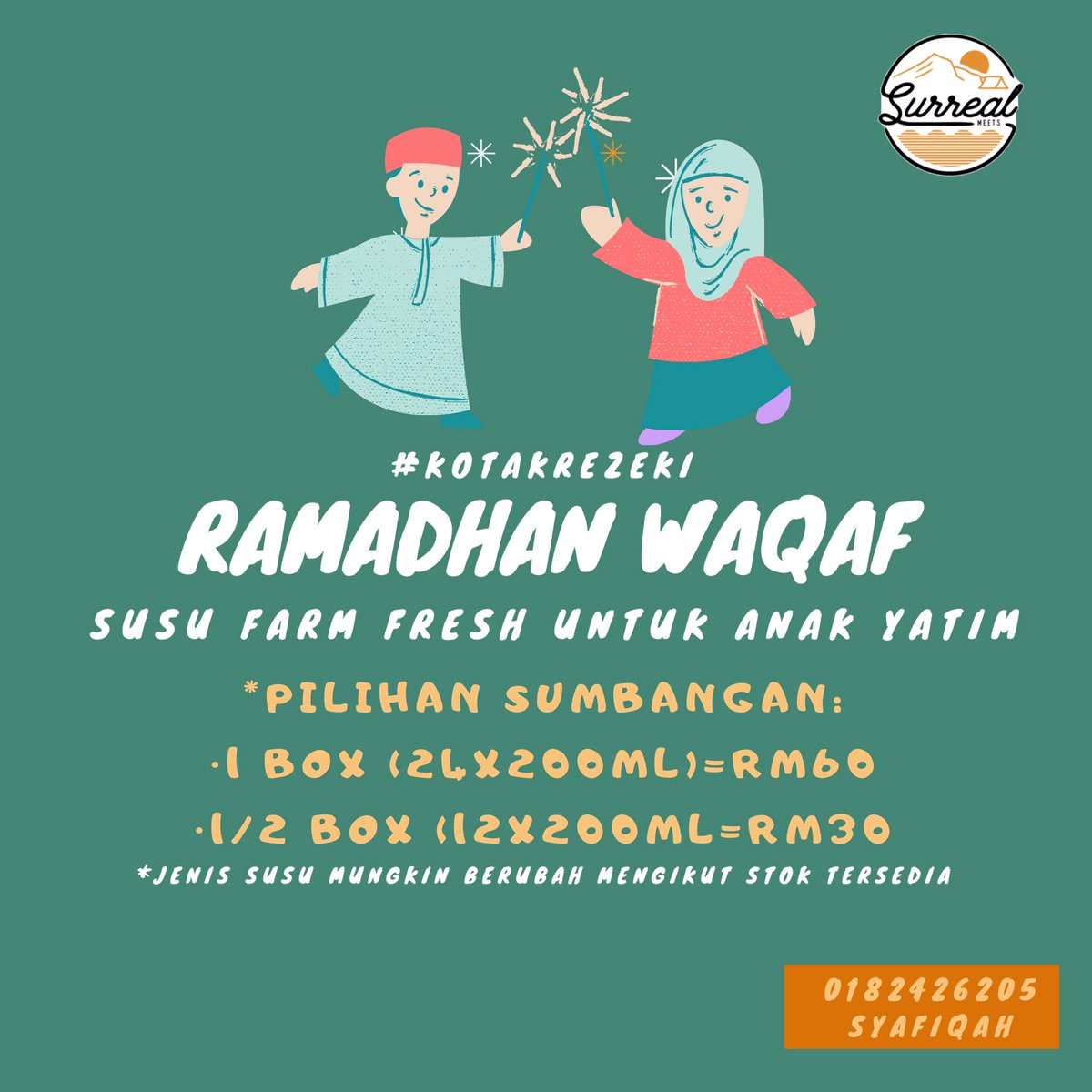 srmeets's tweet photo. Salam Ramadhan sahabat muslimin muslimat! Jom, gembirakan anak-anak yatim dengan menderma! https://t.co/MMmIsxOUvz