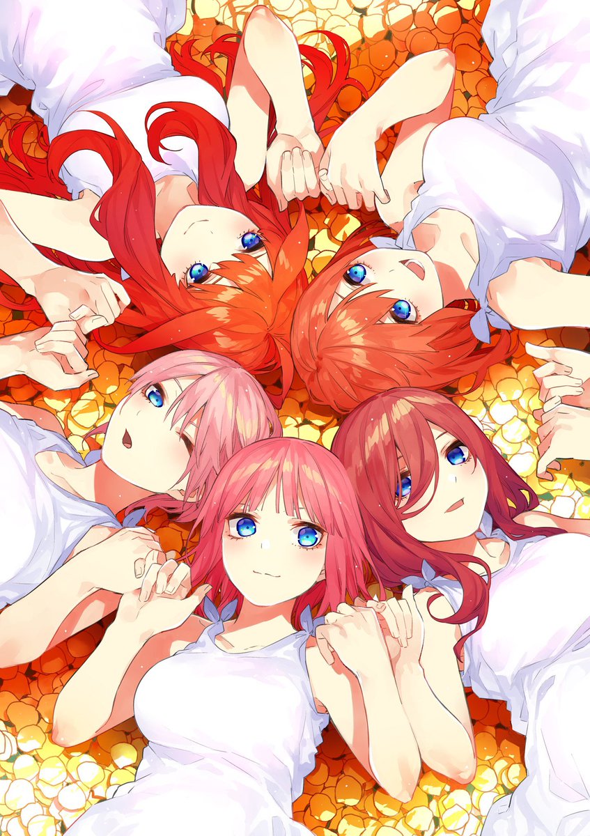 五等分の花嫁】 中野一花、中野二乃、中野三玖、中野四葉、中野五月の