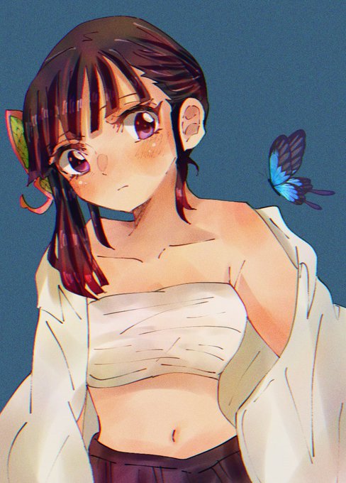 うのさんがTwitterに投稿した栗花落カナヲ(鬼滅の刃)のイラスト。