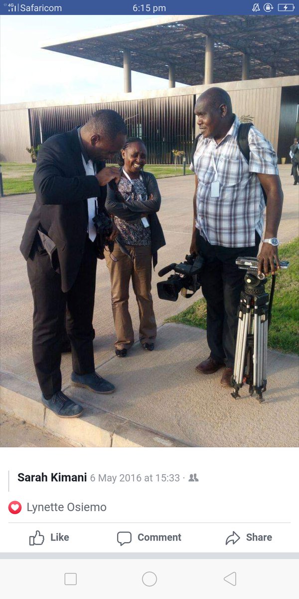 For 12 years we have told the African story. You only needed to see a big man with a camera and tripod and behind him would be a small woman with a smile and a bag.  #SABCNews